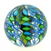 Filigree Ribbon Crown Core Marble, Blue, Green, Purple, Black and Yellow
